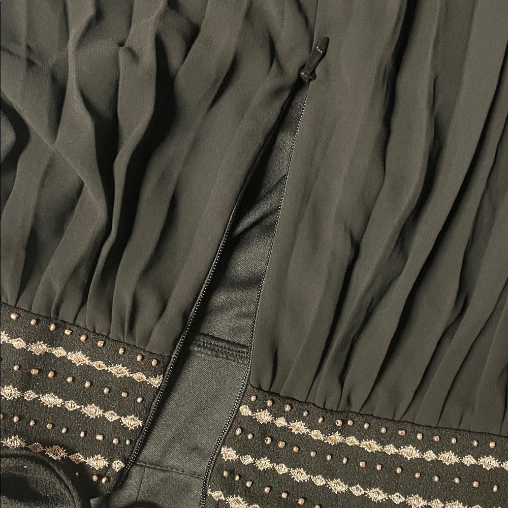 Beaded Bodice black Maxi Dress - Picture 5 of 5
